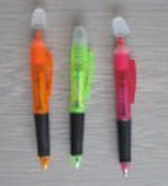 Plastic highliter pen