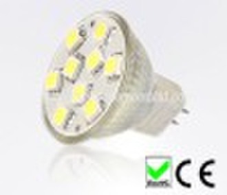 New 12v 9pcs 5050smd MR11 LED downlight spotlight