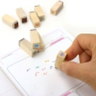 Holz Stempel-Set