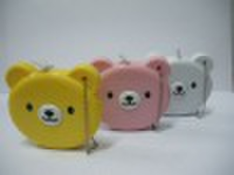 Cartoon bear promotions gifts measuring tape