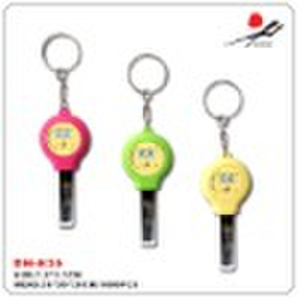 fashion and novel plastic digital keychain watch