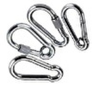 Zinc plated/galvanized snap hook, carbine hook, ca