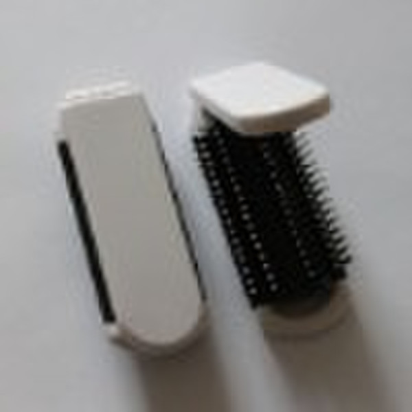 foldable travel mirror hair brush