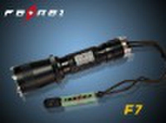 CREE XP-G R5 rechargeable led flashlight F7