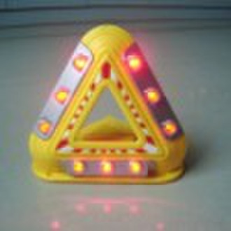 Folding LED traffic triangle, traffic triangle war