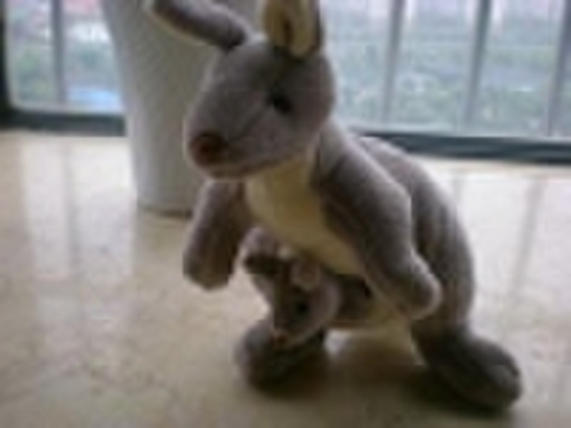 Kangaroo Toy with Baby