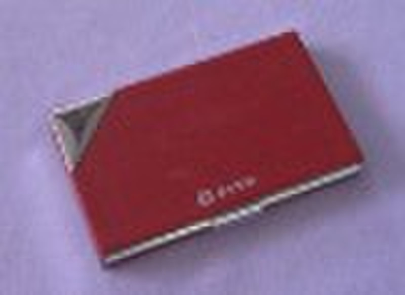 Leather business card holder