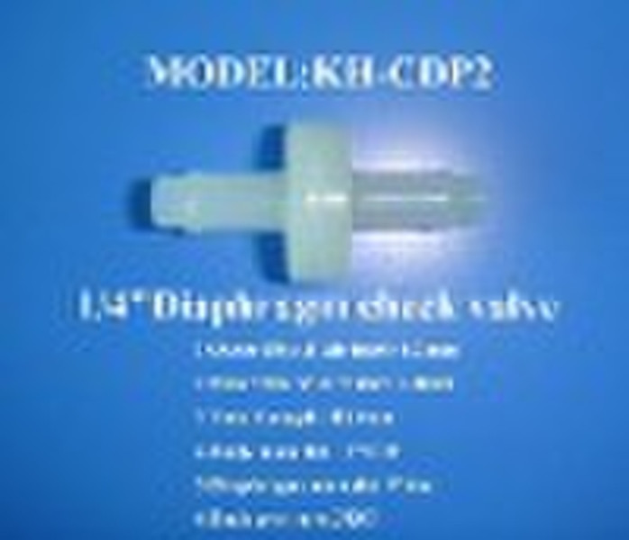PVDF 1/4" ozone resistent check valve KH-CDP2