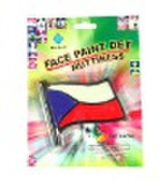 carnival face paint for football fan,club,party an