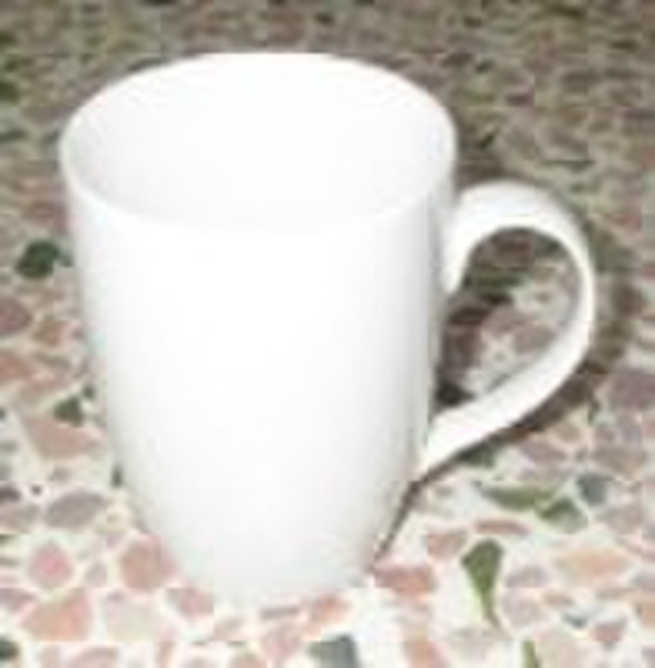 white porcelain mug