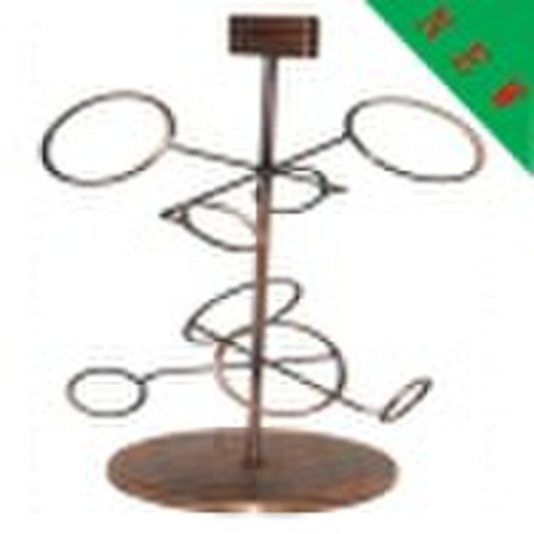 iron wine rack four flowers wine rack wine display