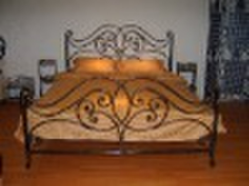 iron art bed