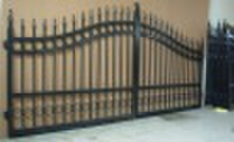 forged iron gate