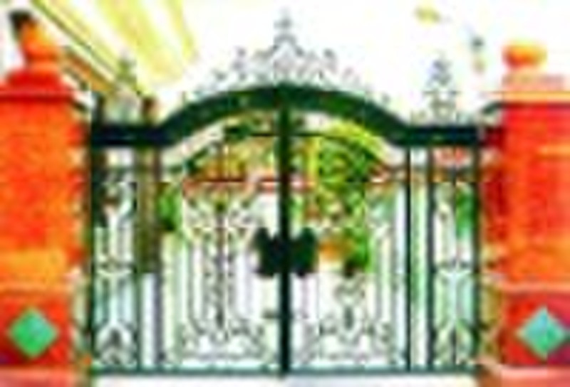 forged iron gate