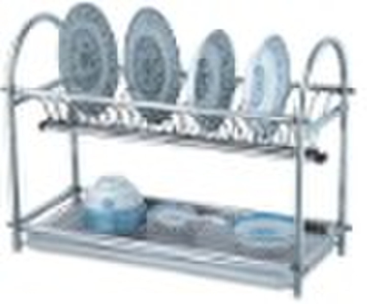 n-shape stainless steel dish rack