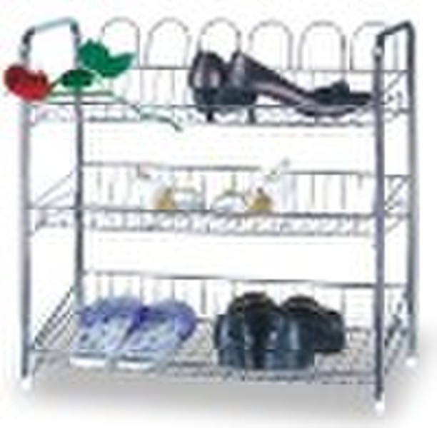 iron shoe rack