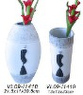 wooden vase