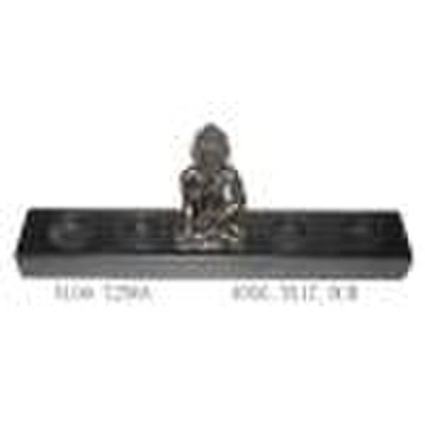 Buddha with 4 T-Light Holder on Wooden Stand