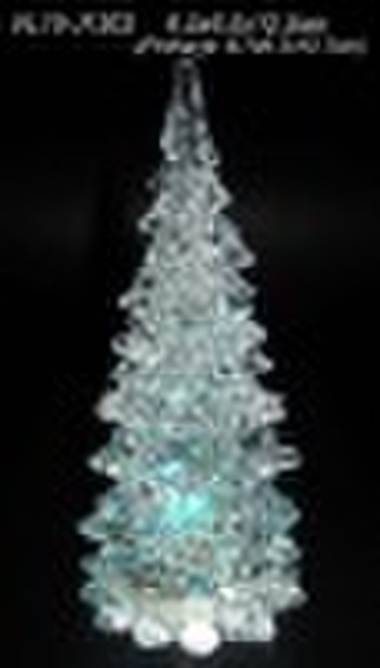 acrylic Christmas led lamp in Christmas tress shap