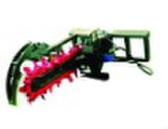 skid loader Attachment trencher