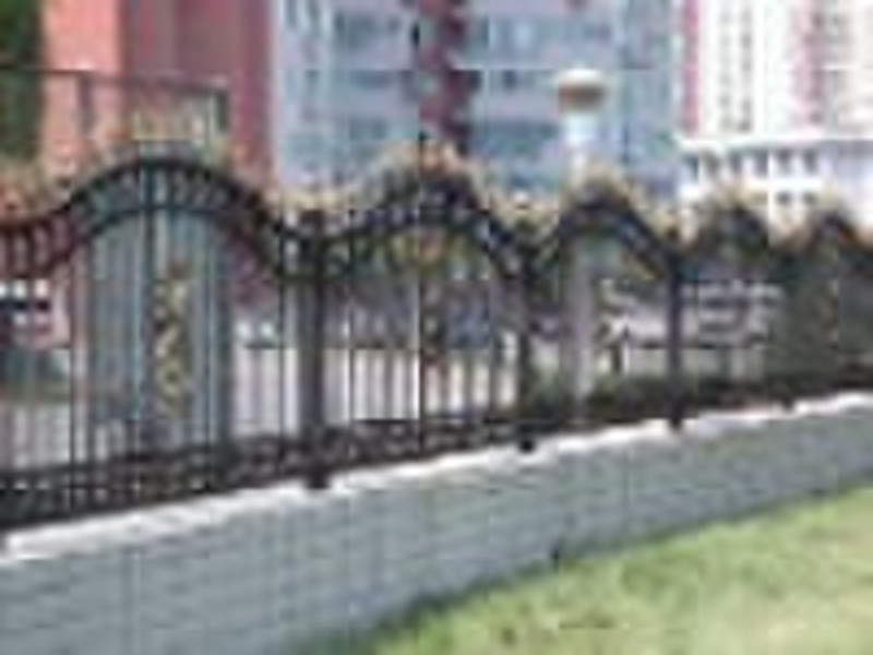 decorate iron garden fence