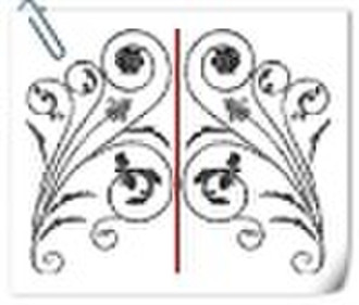 wrought iron rosettes