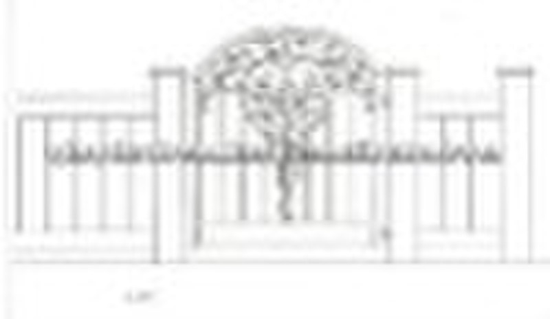 wrought iron gate