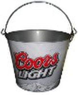 Tin coaster with cork back