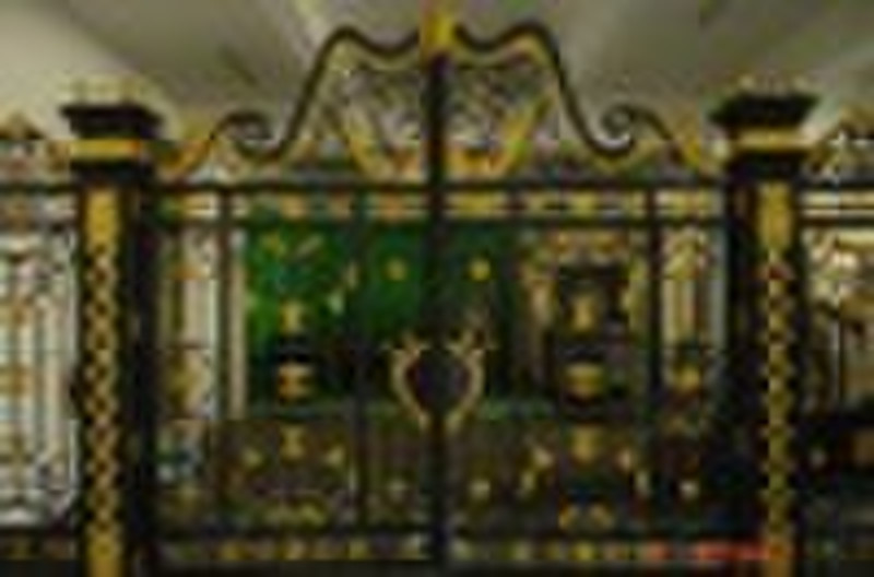 Hand-made Ornamental Wrought Iron Gate