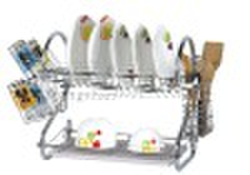 two-layer multifunctional dish rack