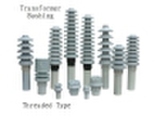 Porcelain transformer bushing insulator (thread ty