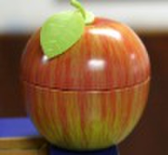 apple shape tin