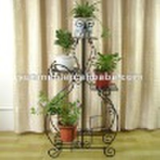 FG018H-Black Metal Plant Stand