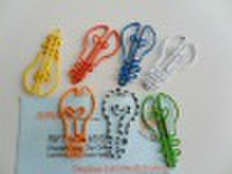 P062--Bulb  Colored Paper Clip