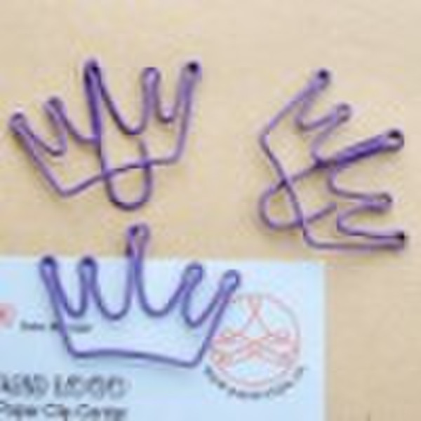 P196--Crown Shaped Paper Clip