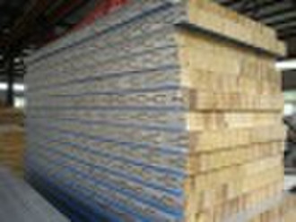 Tongued and Grooved Rock-wool Sandwich Panel (flat