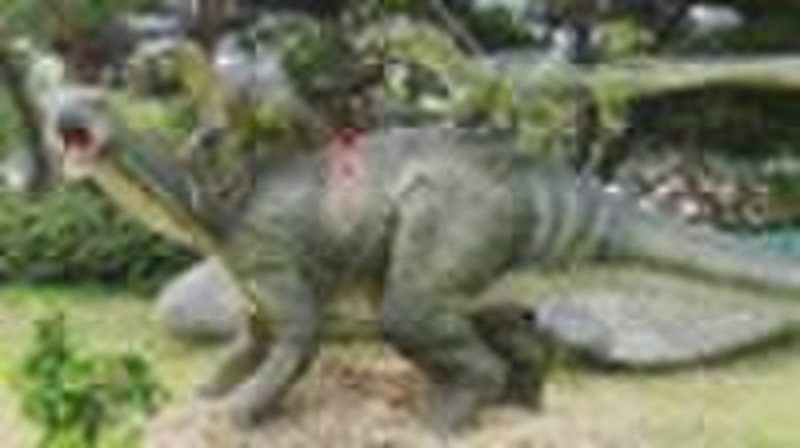 Открытый площадка динозавров Tyrannosaurus-