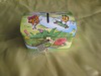 Bank tin box