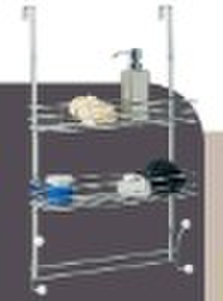 Chrome Over Door Storage Rack