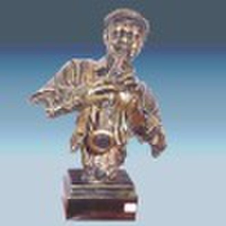 cast bronze/brass sculpture,marble stone carving,s
