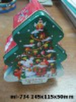 Christmas Tree Tin