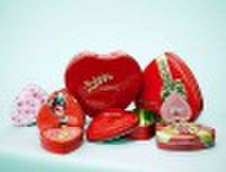 heart shape  tin can