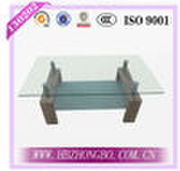 modern MDF glass coffee table