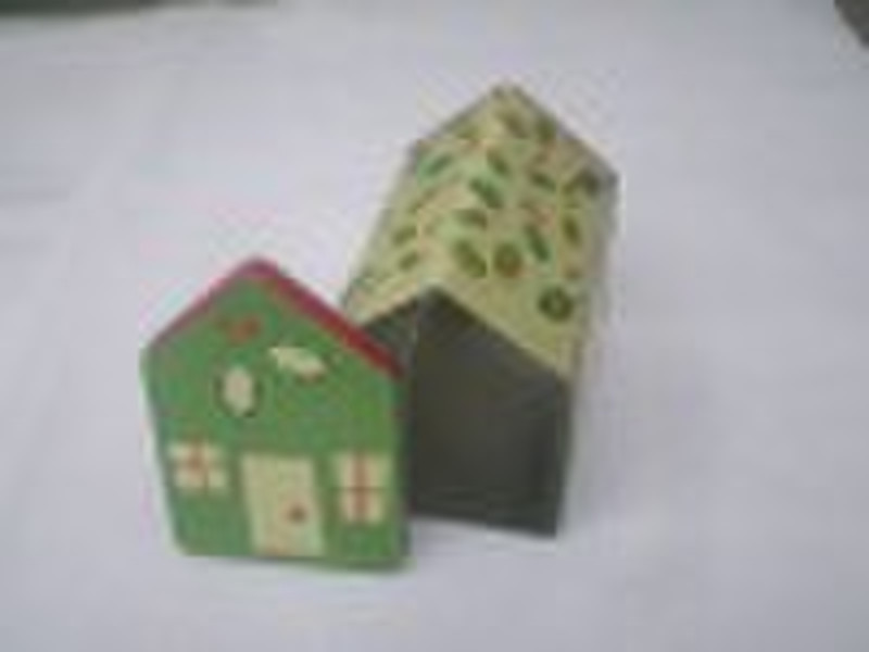 house shape gift box