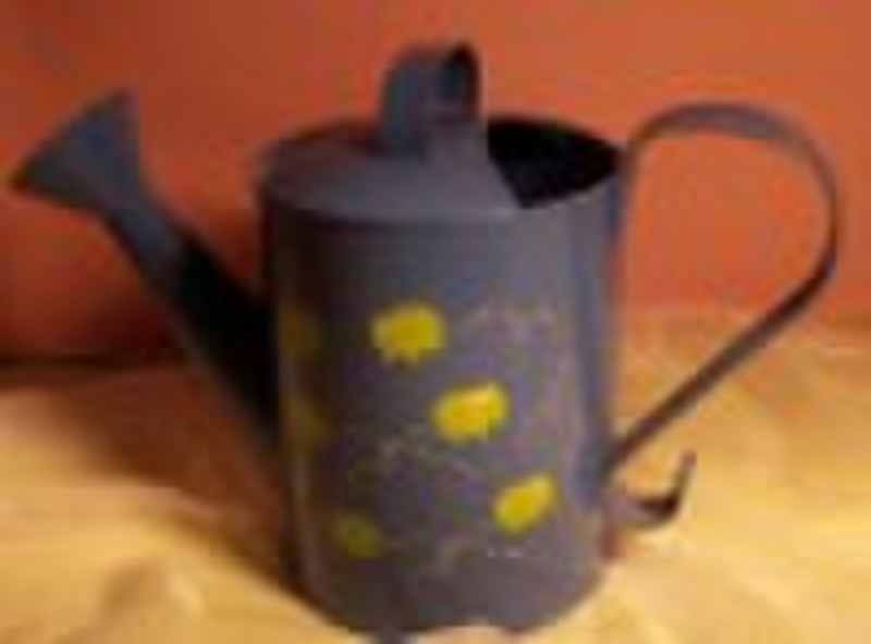 metal garden watering pot