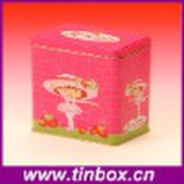 Metal tin box