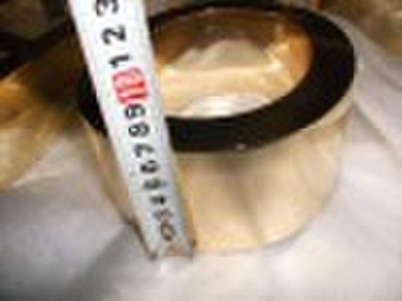 Gold metal letter sign