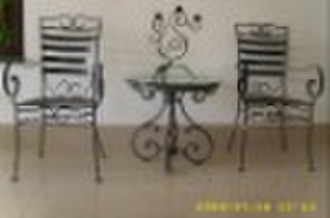 Iron Table and Chair (Iron Furniture)