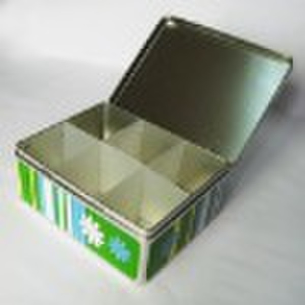 Tea tin box