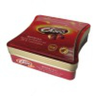 Chocolate tin box